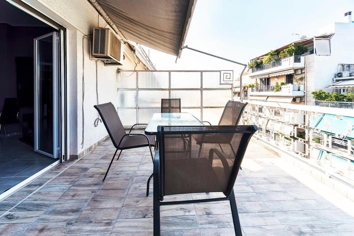 Topfloor Central Apt With Urban Views,3' To Metro Athen Exterior foto